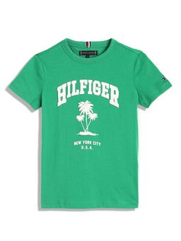 Tommy Hilfiger - Boys Green Color T-Shirt