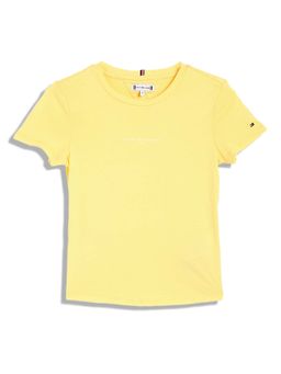 Tommy Hilfiger - Girls Yellow Color T-Shirt