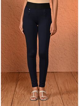 Lakshita - Navy Blue Jeggings for Women