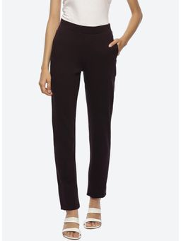 Lakshita - Purple Straight Fit Trouser for Women