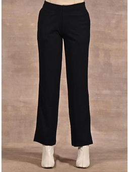 Lakshita - Black Relaxed Fit Pant for Women