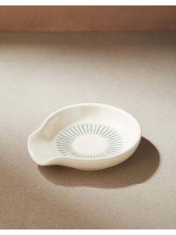 Fabindia - White Vyom Ceramic Spoon Rest