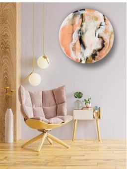 The Art House - Abstract Painting Multicolor (20X20 Inches)