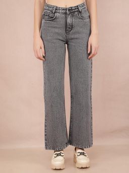 CRIMSOUNE CLUB - Womens Blue Straight Leg 100% Cotton Jeans