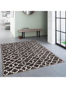 OBSESSIONS - Machine Made Anti-Static Polypropylene Bedside Runner, Brown