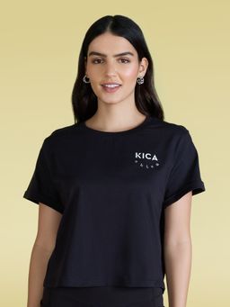 Kica - Ease In Cotton Top For Everyday Essentials Black