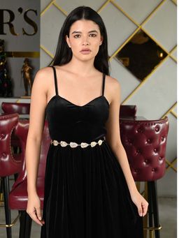 Odette - Gold Metal Leaf Waist Belt