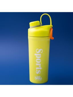 Gibox - Sipper Bottle (Yellow) 800ml Vacuum Insulated Double Wall 100% Spill Proof Quality