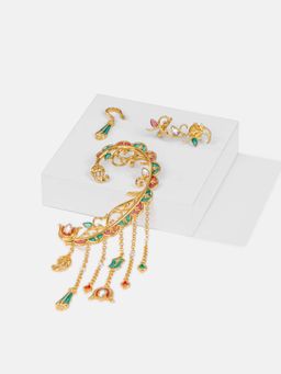 Shaya by CaratLane - 925 Silver Mangani Mahul Mismatch Ear Cuffs (Pack Of 3)