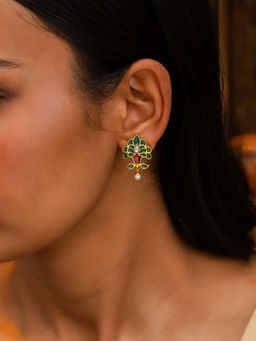 Shaya by CaratLane - 925 Silver Yaadon Ki Baarat Drop Earrings