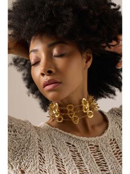 Joules By Radhika - Zyra Gold Choker Necklace