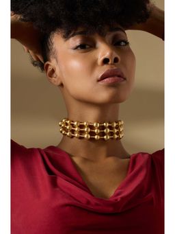 Joules By Radhika - Solmae Gold Plated Choker Necklace