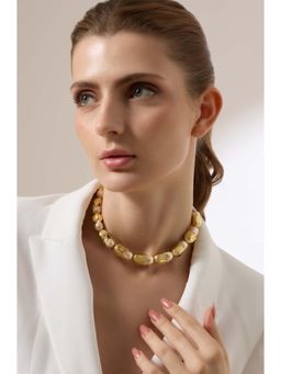 Joules By Radhika - Ysolde Gold Plated Off White Pearl Necklace