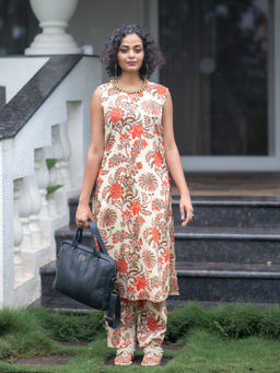 Suta - Women Multi-Color Floral Co-ord (Set of 2)