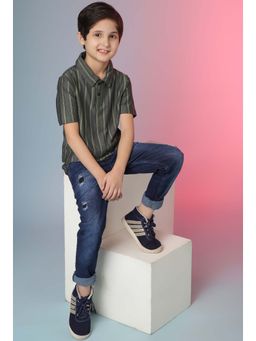 Instafab - Boys Striped Stylish Casual T-shirts