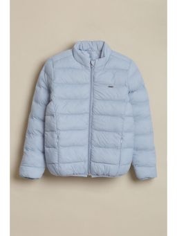 Allen Solly - Boys Light Blue Solid Jacket