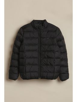 Allen Solly - Boys Black Solid Jacket