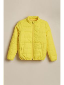 Allen Solly - Boys Yellow Solid Jacket