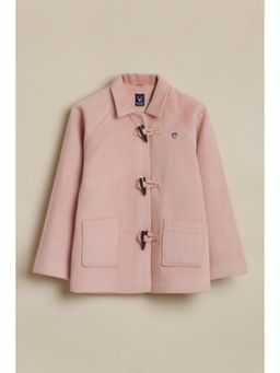 Allen Solly - Girls Pink Solid Jacket
