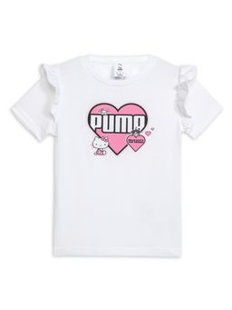 Puma - X Hello Kitty And Friends Girls Ruffle Tee - White