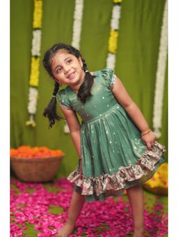 EKANTA - Charita Pastel Green Frock