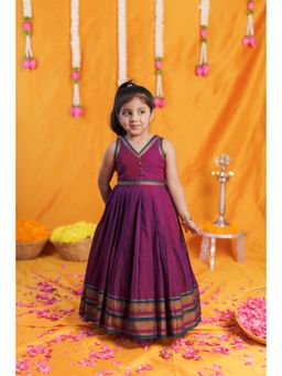 EKANTA - Geetanjali Magenta Frock
