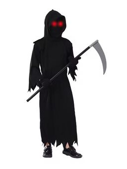 Little Surprise Box - Deathman With Sickle Kids Unisex Halloween Costume Dress Up
