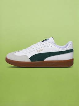 Puma - Unisex Ascenso White & Green Sneakers