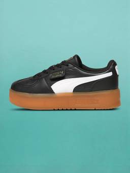 Puma - Palermo Elevata Women Leather Black Sneakers