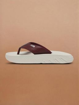 Puma - Softridepro Leadpuff Lightweight Maroon Beach Flip Flops