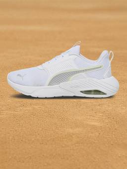 Puma - Unisex White-Grey X-Cell Nova FS Running Shoes