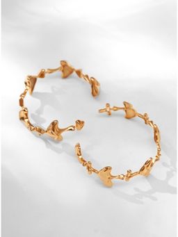 Outhouse - Shroomhead Hoops In Gold Finish