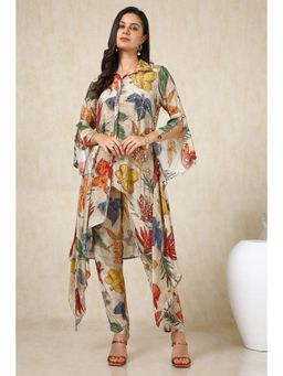 Soch - Beige Printed Top and Pant (Set of 2)