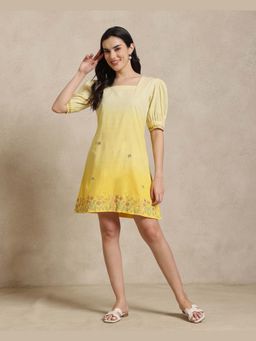 Sarvaa by Kriti - The Tapan Ombre Embroidered Dress