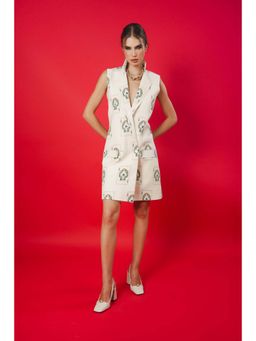 Bakhiya Jaipur - Queenie Cotton Printed Mini Dress