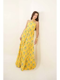 Bakhiya Jaipur - Marelle Cotton Printed Maxi Dress