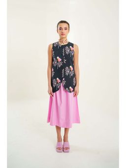 Bakhiya Jaipur - Noorah Printed Blazer with Skirt