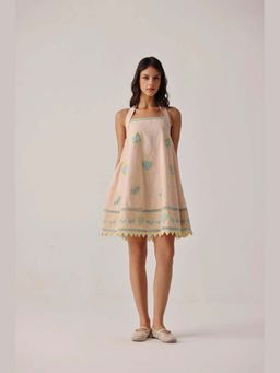 NOIB - Hazel Mini Dress - Peach