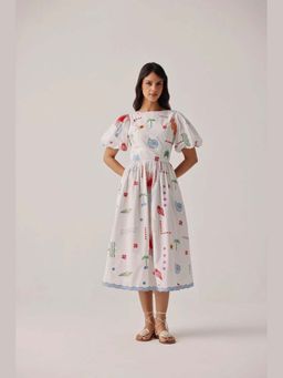 NOIB - Lyla Midi Dress - Ecru