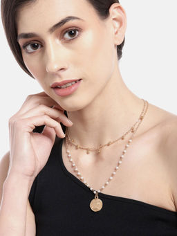 Blueberry - Coin Pendant Necklace