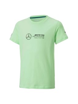 Puma - Mercedes AMG Petronas Motorsports F1 Logo Unisex Kids Green T-Shirts