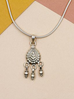 SANGEETA BOOCHRA JAIPUR - Sterling Silver Pendant with Chain
