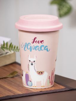 Voncasa - Coffee Mug with Lid (400 Ml)