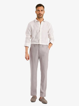 Rare Rabbit - Men White Textured Casual Shirt