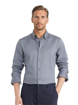 Rare Rabbit - Men Blue Solid Casual Shirt