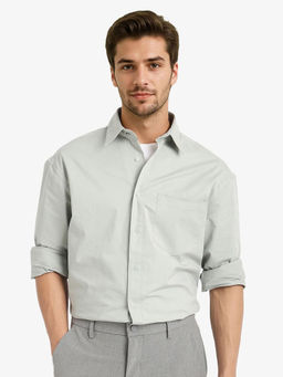 Rare Rabbit - Men Green Solid Casual Shirt