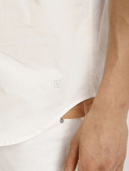 Rare Rabbit - Men White Solid Casual Shirt