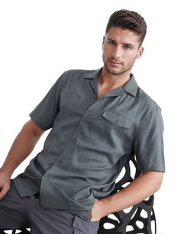 Rare Rabbit - Men Green Solid Casual Shirt