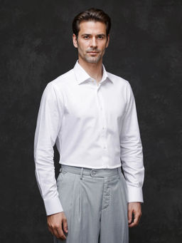 Rare Rabbit - Men White Solid Casual Shirt