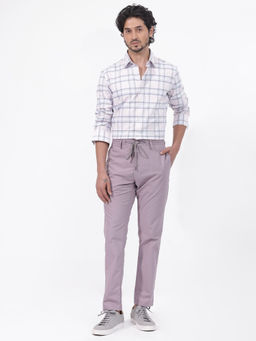 Rare Rabbit - Men White Checks Casual Shirt